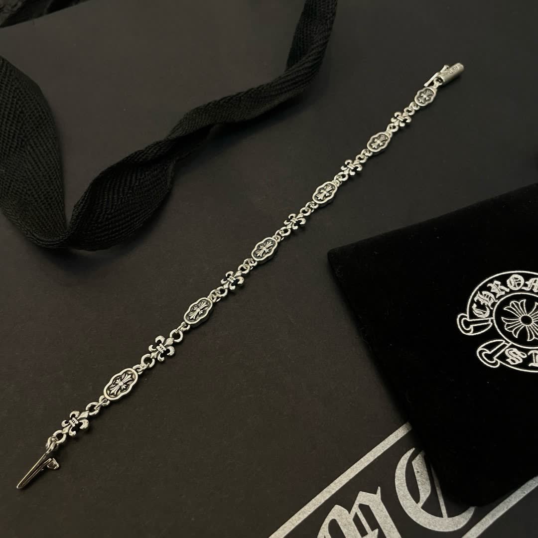 Chrome Hearts Endo Silver Bracelet